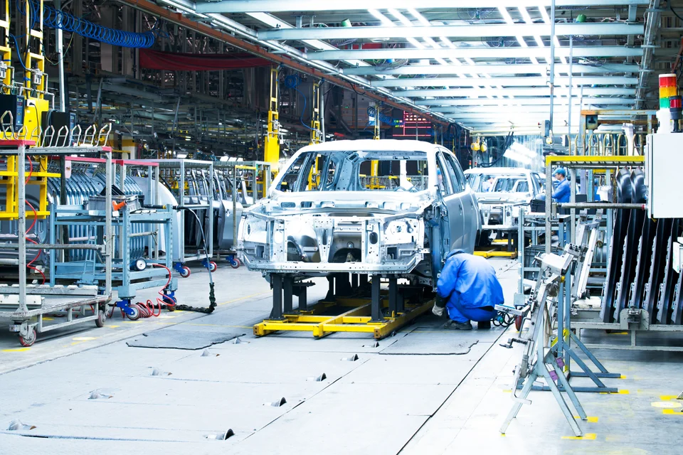 Automotive body production line for prototype and manufacturing applications