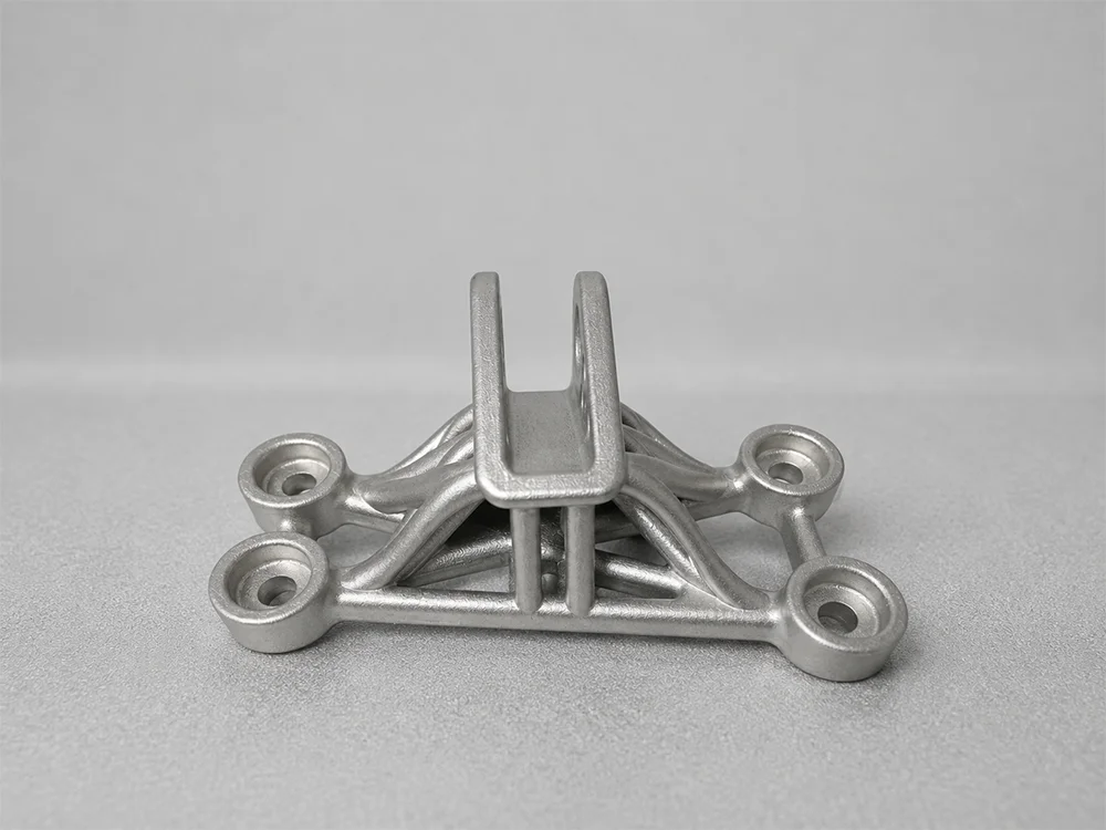 SLM AlSi10Mg aluminum brackets and lightweight components
