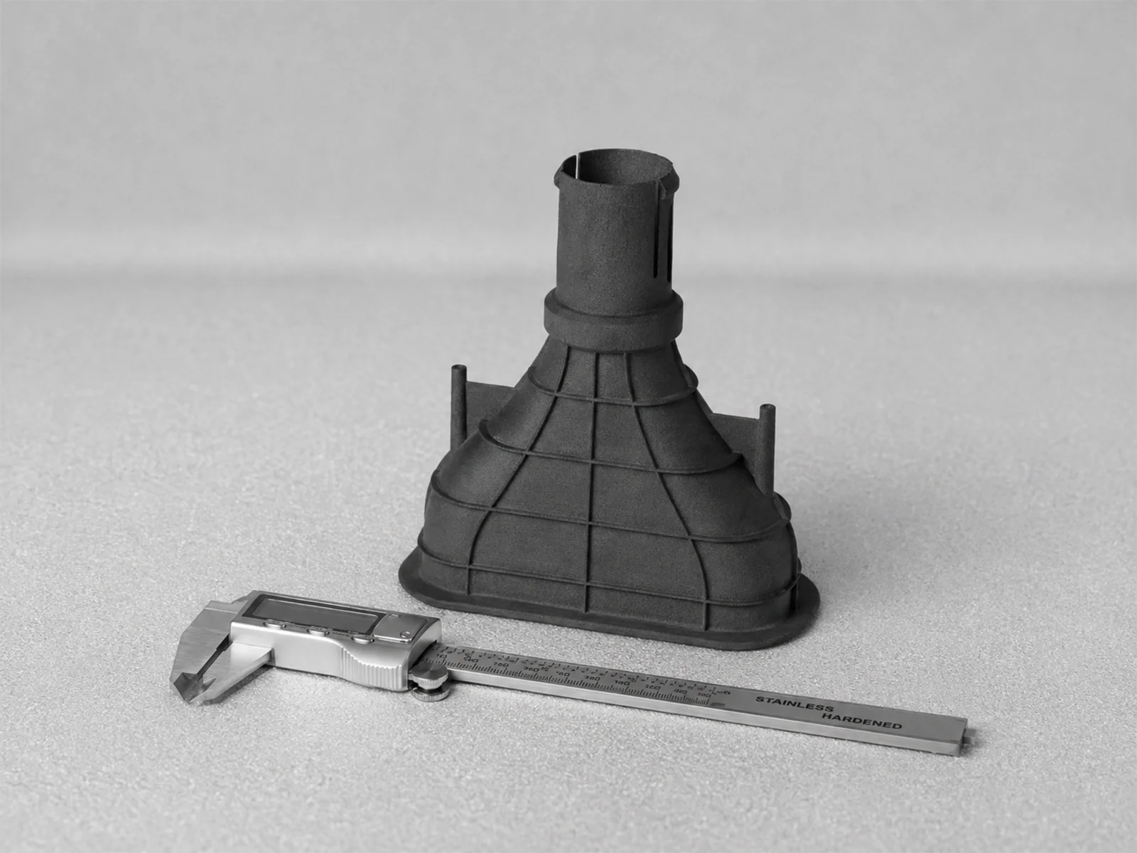 Durable SLS nylon functional parts with complex geometry