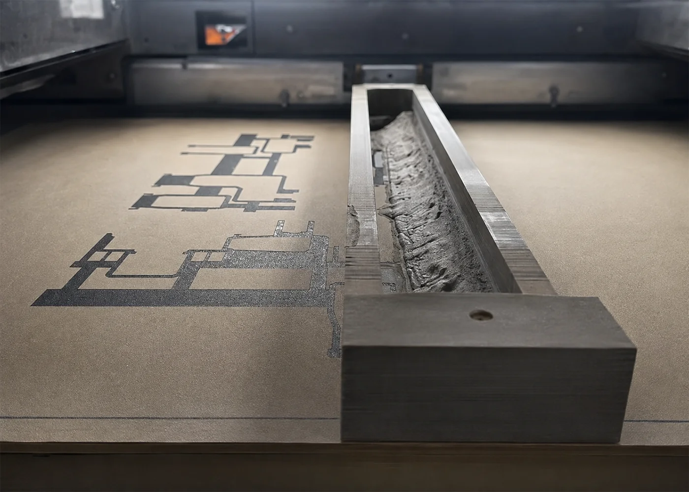 Selective laser sintering powder bed process producing nylon components