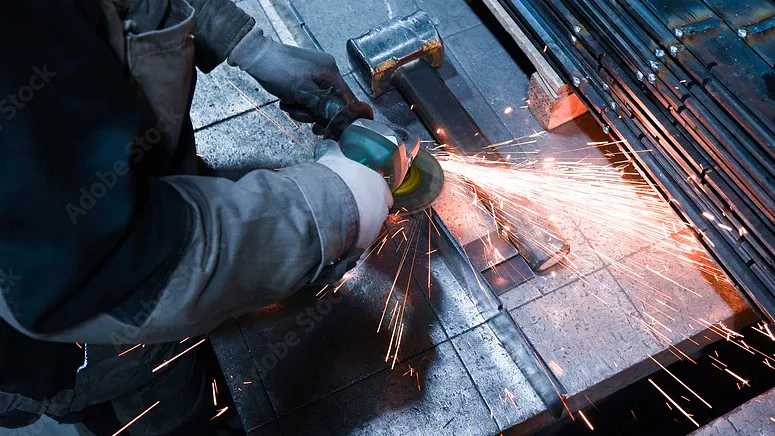 Custom CNC components used in industrial machinery and production equipment