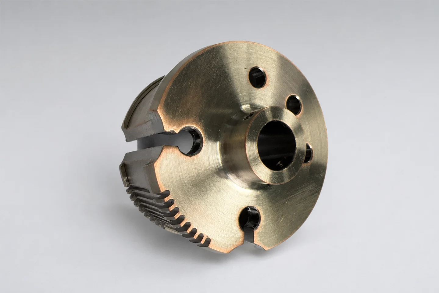 Machined copper heat spreader